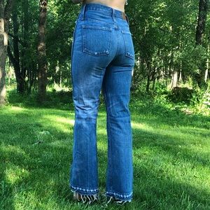 madewell rigid flare jean